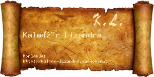 Kalmár Lizandra névjegykártya